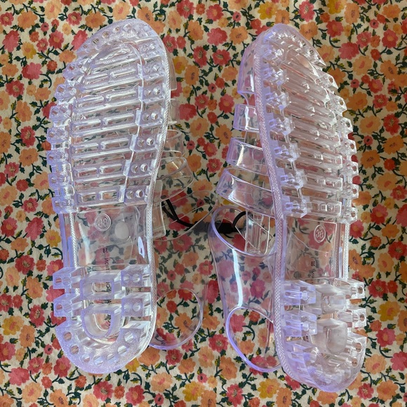 NEVER WORN PULL AND BEAR JELLY SANDALS - Picture 3 of 3